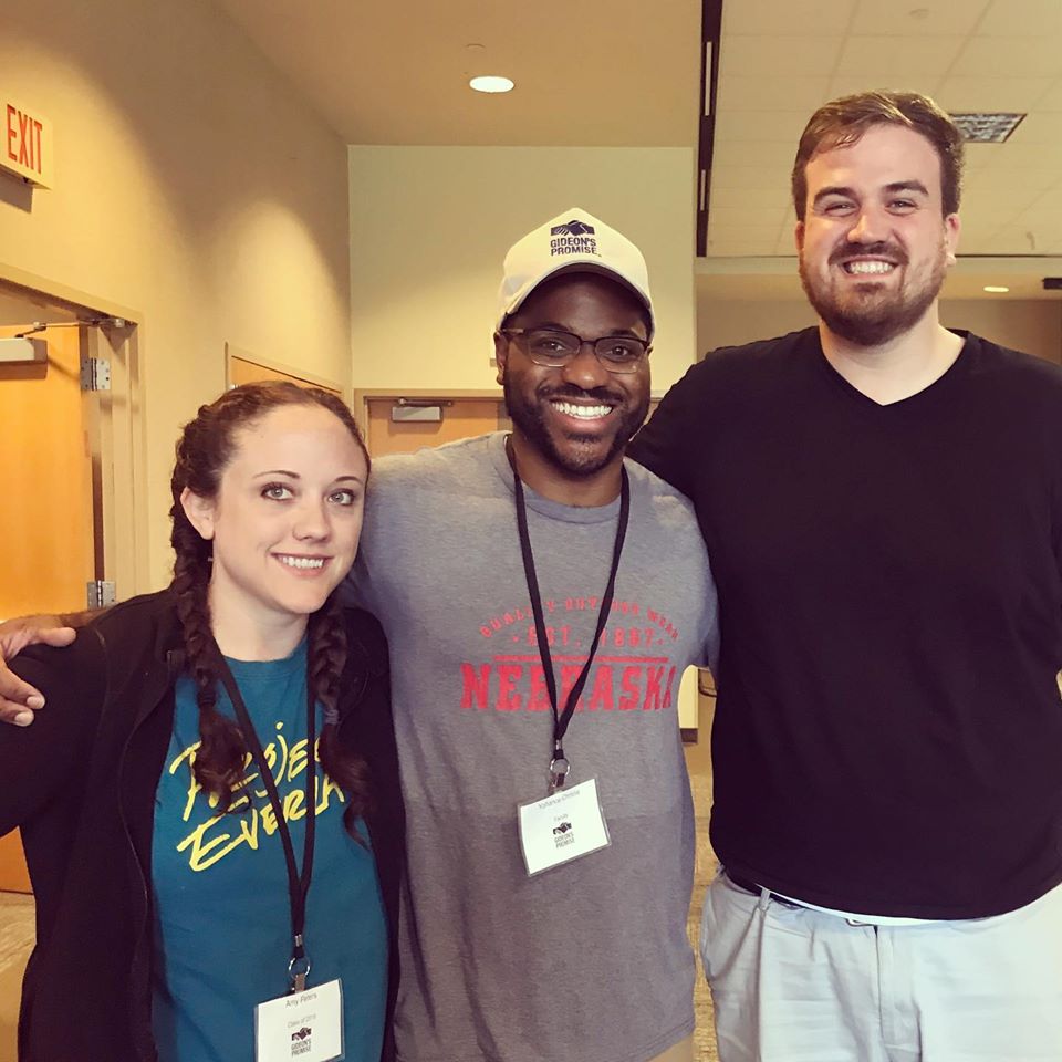 Amy Peters ('16), Yohance Christie ('09), and Mark Carraher ('15) (L-R) representing the Lancaster County Public Defender's Office at the 2019 Summer Training Institute  