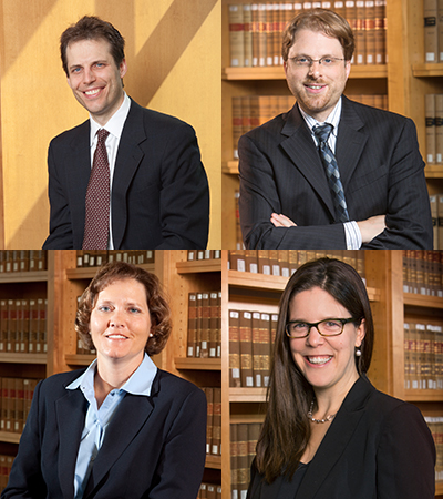 Professors Berger, Hurwitz, Medill and Shoemaker