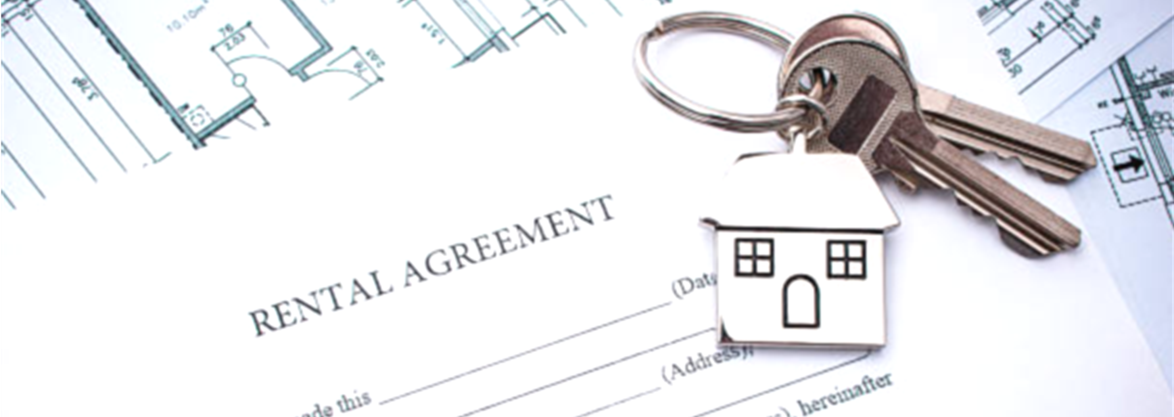 Rental agreement with house keys