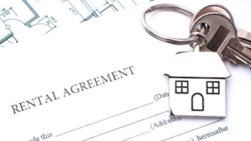 Rental agreement with house keys