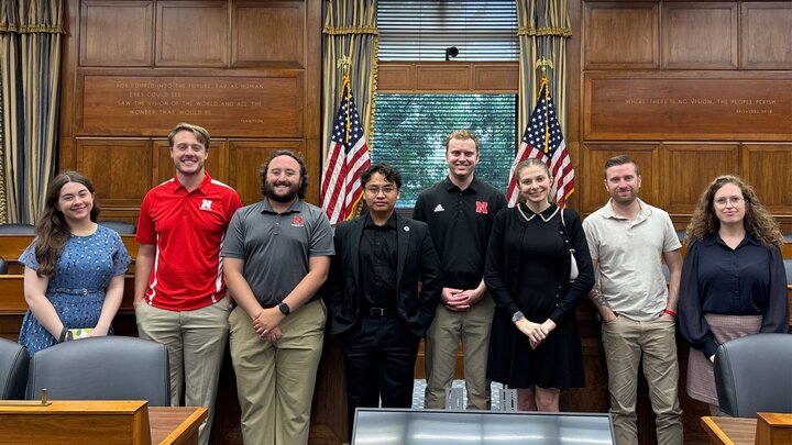 Nebraska Law students at Rayburn 