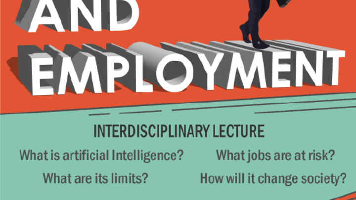 AI and Employment Lecture Poster