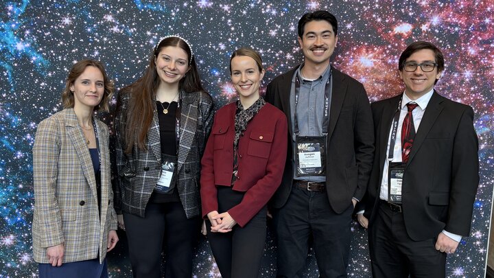 Nebraska Law students with Bridgit Mendler at the Space Symposium