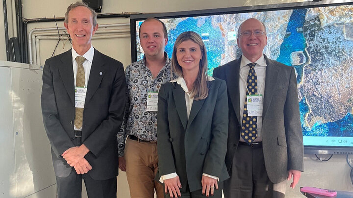 Professor Lepard and the other members of the panel in which he participated on environmental taxation and human rights. 