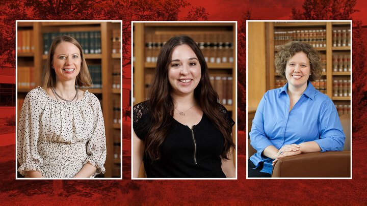 Headshots of Sabrina Ehmke Sergeant, Meghan Rivera and Stefanie Pearlman
