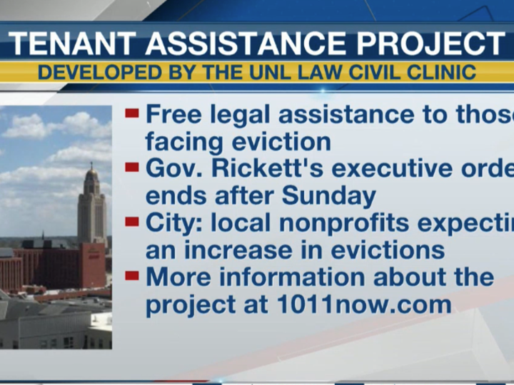 Tenant Assistance Project announcement on 1011 news
