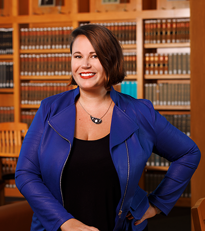 Director of Externships, Executive Director of the Space, Cyber, and Telecommunications Law programs, and Adjunct Professor of Law Elsbeth Magilton, '11